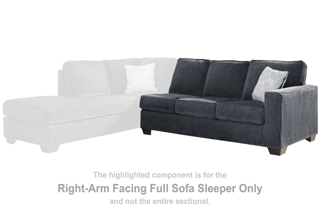 Altari - Raf Full Sofa Sleeper - Slate - Simple Home Plus