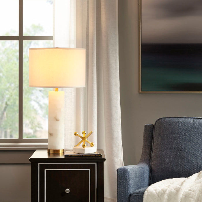 Prague - Prague Table Lamp - White - Simple Home Plus