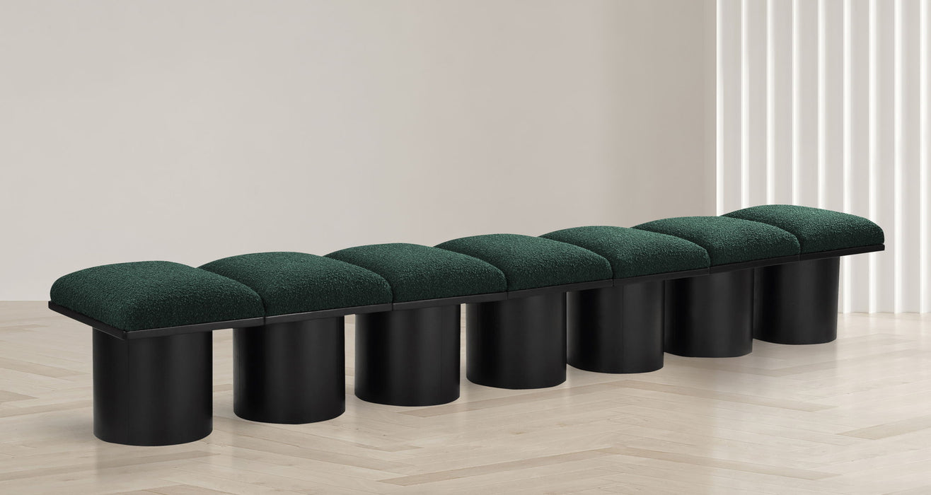 Pavilion - 7 Piece Modular Bench With Black Base - Simple Home Plus