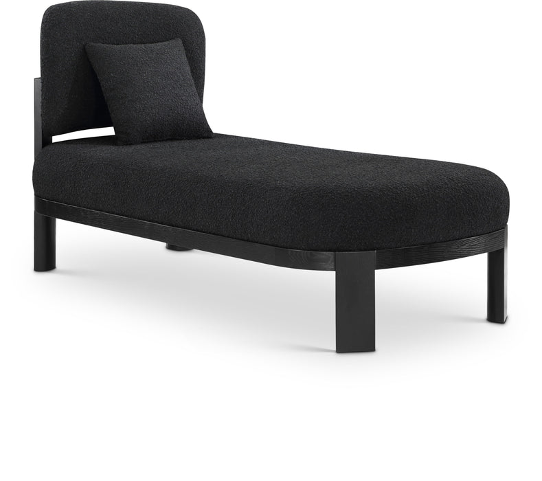 Maybourne - Chaise / Bench With Black Frame - Simple Home Plus