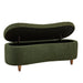 Bailey - Boucle Flip Top Storage Bench - Green - Simple Home Plus