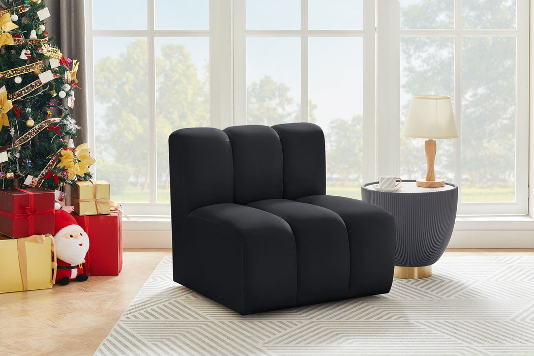 Arc - Velvet Straight Chair - Simple Home Plus