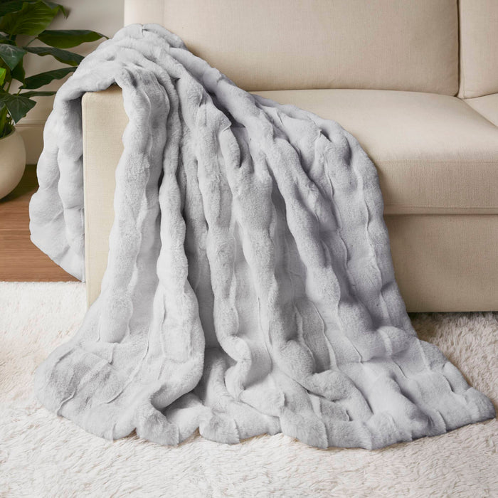 Vivienne - Throw - Light Gray - Simple Home Plus
