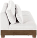 Turin - Chenille Fabric Upholstered Modular Sectional - Cream - Simple Home Plus