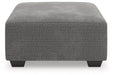 Clarington - Oversized Accent Ottoman - Greystone - Simple Home Plus