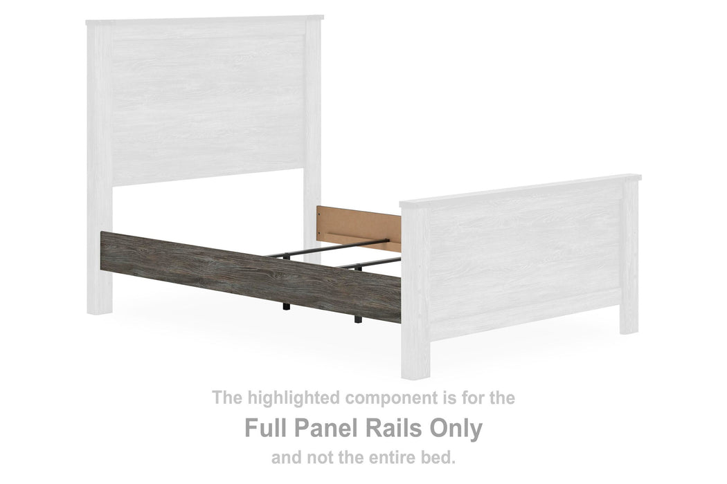 Frandern - Full Panel Rails - Gray - Simple Home Plus