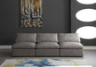 Plush - Modular Armless 3 Seat Sofa - Simple Home Plus