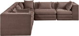 Stellar - 5 Piece Upholstered Modular Sectional - Simple Home Plus
