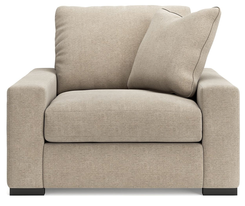 Calden - Chair And A Half - Oatmeal - Simple Home Plus