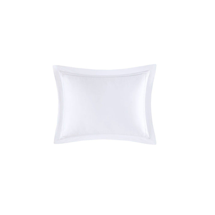 500 Thread Count Luxury - Full Sateen Embroidered Duvet Cover Set - White - Simple Home Plus