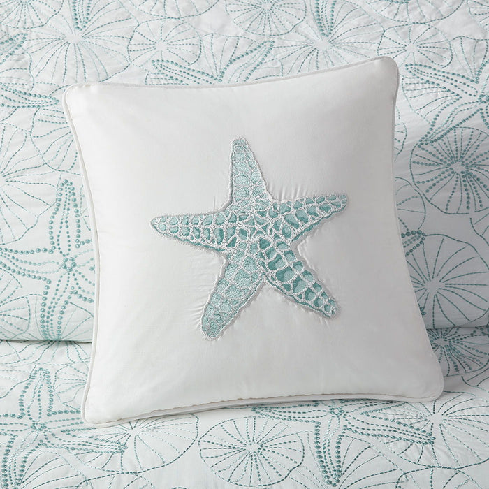 Maya Bay - Square Pillow - White - Simple Home Plus