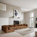 Shaggy - Fabric 6 Piece Modular Sectional - Simple Home Plus