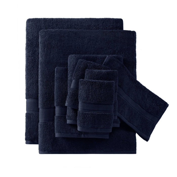 800GSM Ultra-Soft Absorbent Towel Set - Dark Navy - Simple Home Plus
