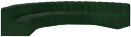 Arc - Boucle Fabric 7 Piece U-Shaped Modular Sofa - Simple Home Plus