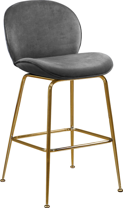 Paris - Stool with Gold Legs (Set of 2) - Simple Home Plus
