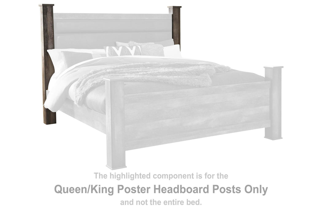 Wynnlow - Queen/King Poster HDBD Posts - Gray - Simple Home Plus