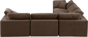 Comfy - 5 Piece Velvet Modular Corner Sectional - Simple Home Plus