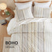 Imani - Printed Comforter Set With - Ivory - Simple Home Plus