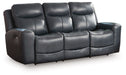 Next Move - Power Reclining Sofa With Adjustable Headrest - Simple Home Plus