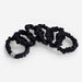 Hyper-Silk - Skinny Performance Scrunchies (Set of 6) - Black - Simple Home Plus