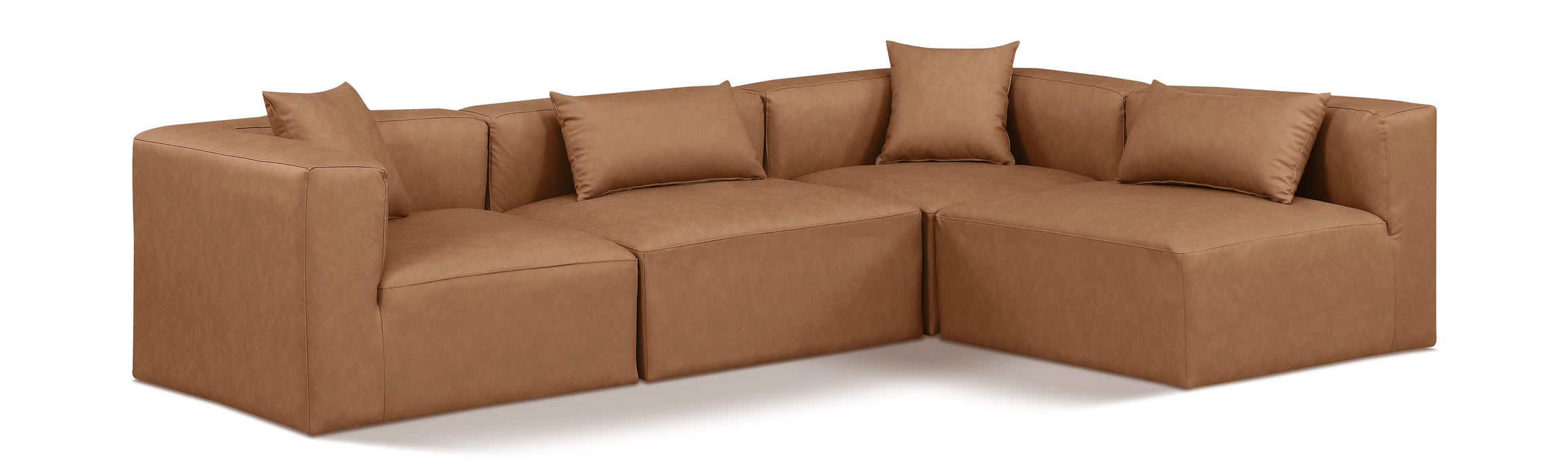 Cube - 4 Piece Modular Corner Sectional - Simple Home Plus