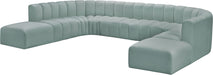 Arc - Faux Leather Modular Sectional - Simple Home Plus