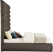 Adam - Boucle Fabric Bed With 89" Headboard - Simple Home Plus