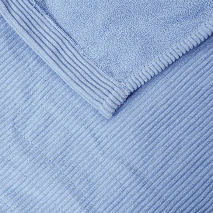 Electric Micro Fleece - Heated Blanket - Blue - Simple Home Plus