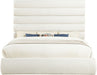 Adam - Boucle Fabric Bed With 70.5" Headboard - Simple Home Plus