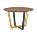 Joana Anastasia - Round Walnut Dining Table Set - Simple Home Plus
