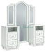 Kozlani - Vanity With Mirror - White - Simple Home Plus