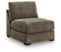 Camellia-Court - Armless Chair - Coffee - Simple Home Plus