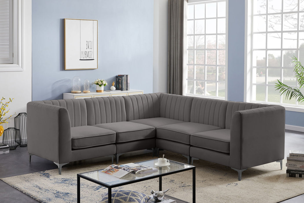 Alina - 5 Piece Modular Corner Sectional - Simple Home Plus