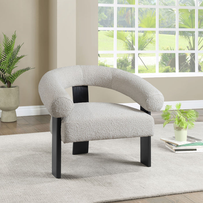 Winston - Accent Chair With Black Legs - Simple Home Plus