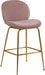 Paris - Stool with Gold Legs (Set of 2) - Simple Home Plus