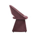 Angelina - Modern Curved Back Upholstered Dining Chair - Simple Home Plus