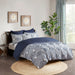 Ellipse - Comforter Set - Navy - Simple Home Plus