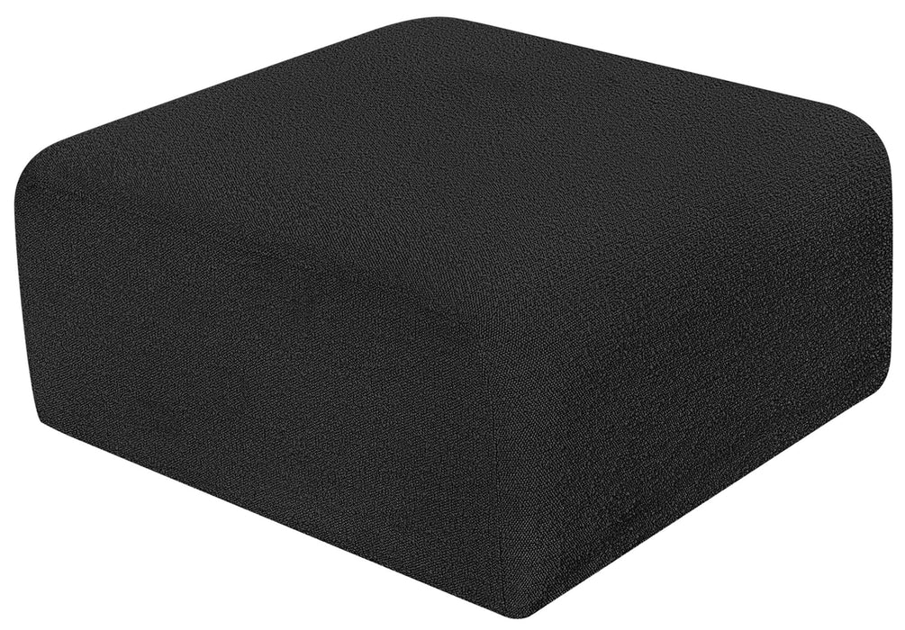 Arc - Boucle Fabric Ottoman - Simple Home Plus