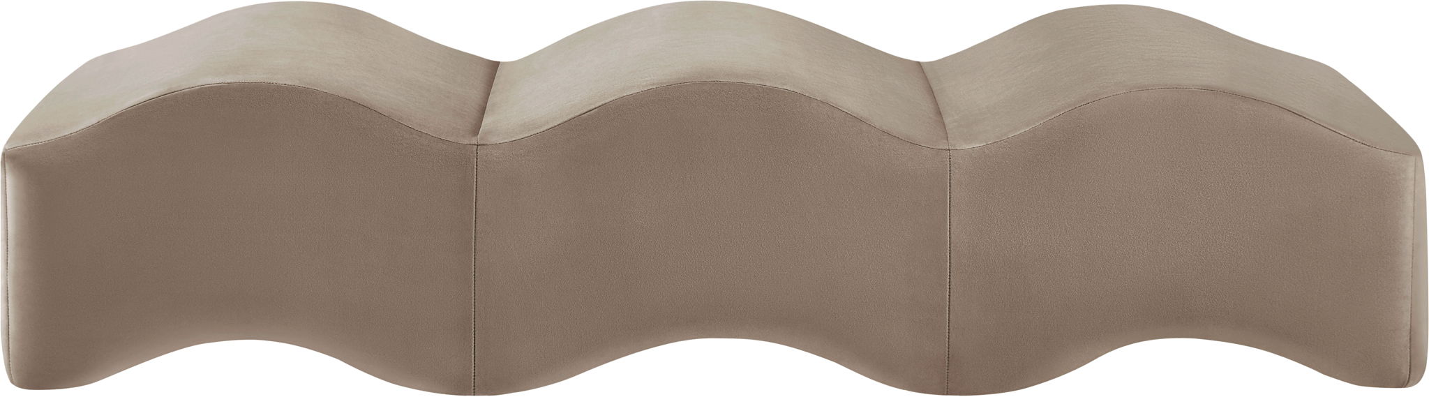 Wave - Velvet Bench - Simple Home Plus