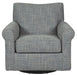 Renley - Ash - Swivel Glider Accent Chair - Simple Home Plus
