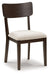 Mallenette - Merlot - Dining Upholstered Side Chair (Set of 2) - Simple Home Plus