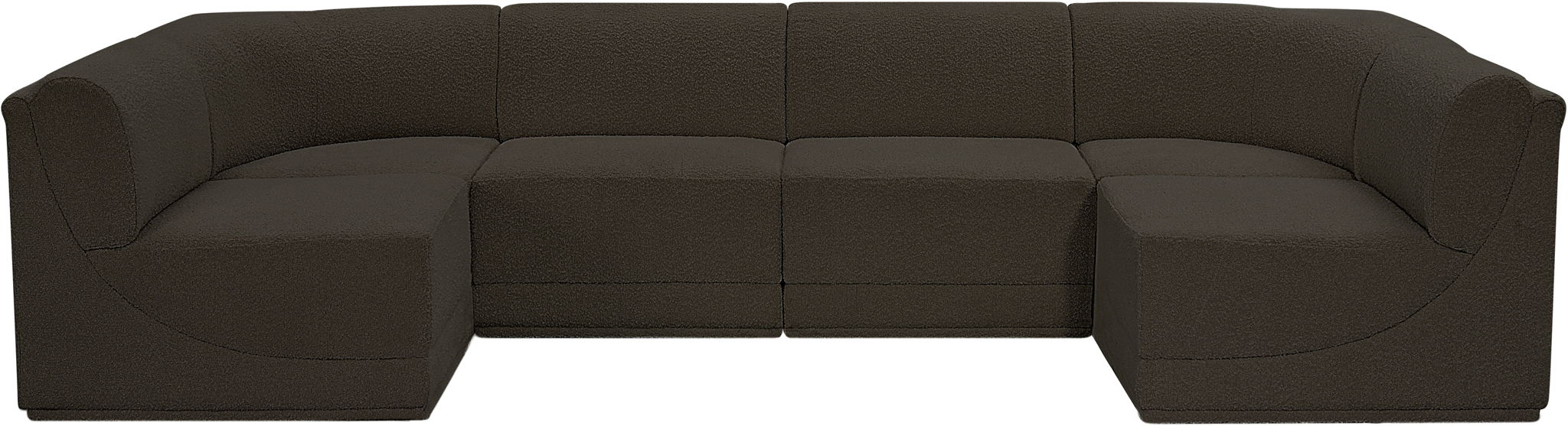 Ollie - 6 Piece Modular Sectional - Simple Home Plus