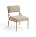 Bastille - Upholstered Dining Side Chair (Set of 2) - Brass Frame - Simple Home Plus