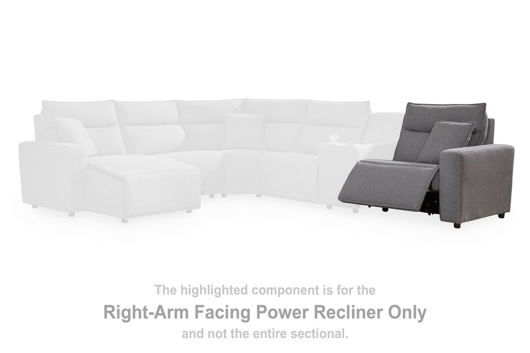 ModMax II - RAF Zero Wall Power Recliner - Salt And Pepper - Simple Home Plus