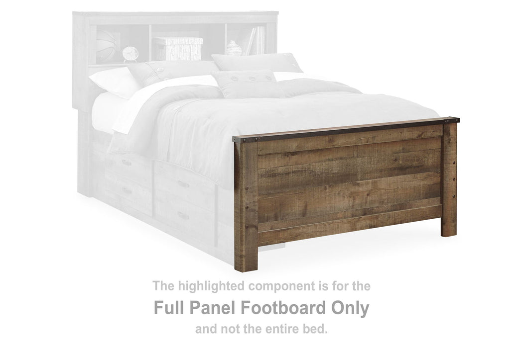 Trinell - Full Panel Footboard - Brown - Simple Home Plus