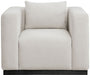 Alfie - Linen Textured Fabic Chair - Simple Home Plus