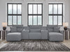 ModMax II - Salt And Pepper - Reclining Sectional - Simple Home Plus
