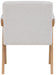 Woodloch - Accent Chair With Natural Frame - Simple Home Plus