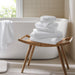 Diagonal Ribbed - 6 Piece Towels Set - White - Simple Home Plus