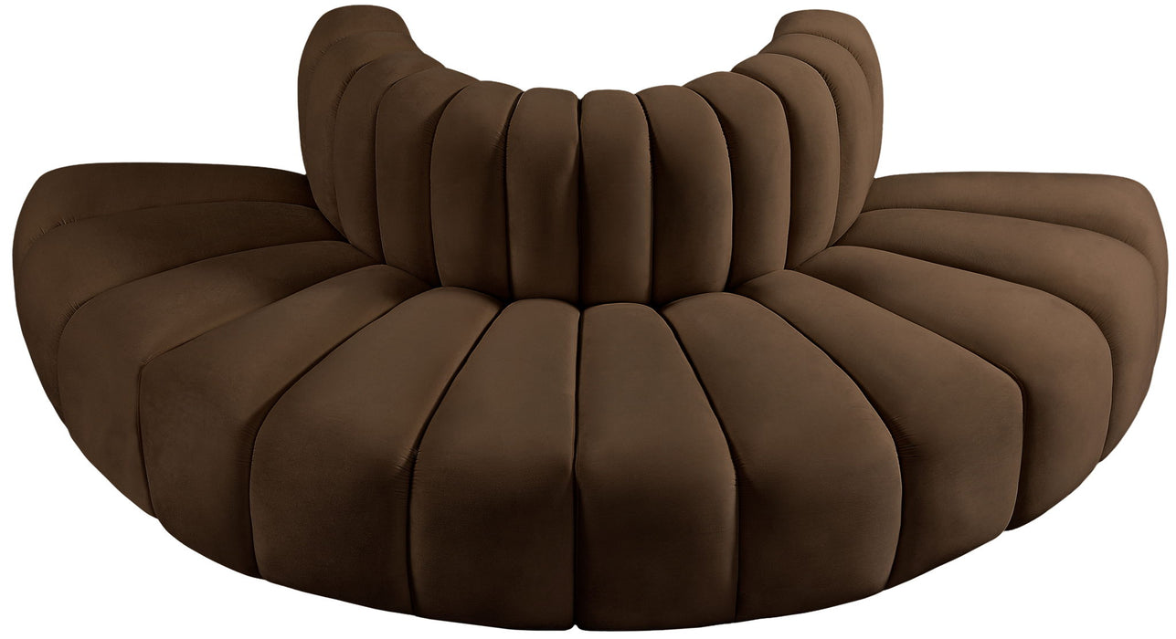 Arc - Velvet 4 Piece Modular Sofa - Simple Home Plus